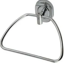 PORTA ASCIUGAMANO BAGNO WC TOILETTE ACCIAIO INOX FISSAGGIO PARETE 69189