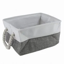 PORTA BIANCHERIA IN TESSUTO CON MANICI ORGANIZER PER VESTITI SPORCHI BAGNO 10623