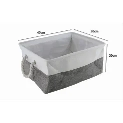 PORTA BIANCHERIA IN TESSUTO ORGANIZER CON MANICI PER VESTITI SPORCHI BAGNO 10625