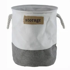 PORTA BIANCHERIA TESSUTO CON MANICI SACCA RIPORRE VESTITI SPORCHI 35X45 CM 10626