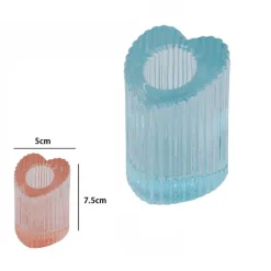 PORTA CANDELA LANTERNA CUORE BOMBONIERA MATRIMONIO DECORAZIONE TEA LIGHT 5X7.5