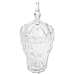 PORTA CARAMELLE CRISTALLO BISCOTTI CONFETTI DOLCI VETRO CENTROTAVOLA BOMBONIERA