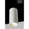 PORTA FARETTO APPLIQUE DA SOFFITTO IN GESSO VERNICIABILE CILINDRO GU10 GS-C140-T