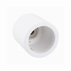 PORTA FARETTO APPLIQUE DA SOFFITTO IN GESSO VERNICIABILE CILINDRO GU10 GS-C140-T
