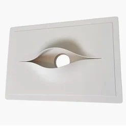 PORTA FARETTO GU10 A INCASSO IN GESSO OCCHIO OSIRIDE VERNICIABILE A SCOMPARSA CSF 150