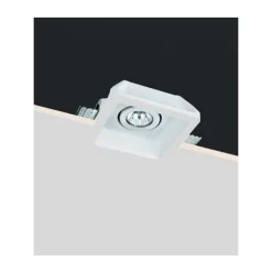 PORTA FARETTO IN GESSO ORIENTABILE DA INCASSO VERNICIABILE QUADRATO GU10 GS-20