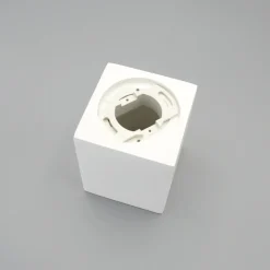 PORTA FARETTO LAMPADA DA SOFFITTO QUADRATO IN GESSO GU10 H110MM IP20 GS-C110-Q