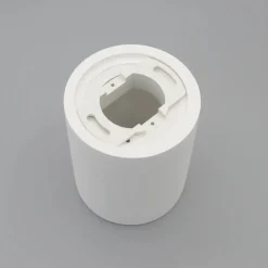 PORTA FARETTO LAMPADA SOFFITTO GU10 CILINDRO GESSO H110MM VERNICIABILE GS-C110-T