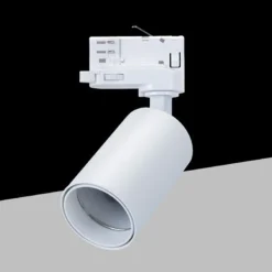 PORTA FARETTO LAMPADINA ATTACCO GU10 PER BINARIO TRIFASE ORIENTABILE FARO PROIETTORE GD18A