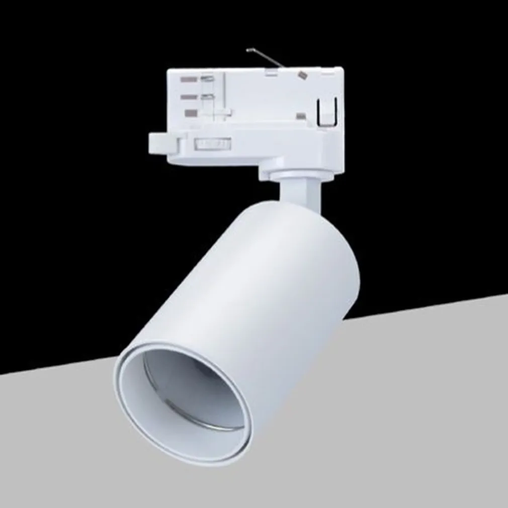 PORTA FARETTO LAMPADINA ATTACCO GU10 PER BINARIO TRIFASE ORIENTABILE FARO PROIETTORE GD18A