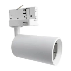 PORTA FARETTO LAMPADINA ATTACCO GU10 PER BINARIO TRIFASE ORIENTABILE FARO PROIETTORE GD18A