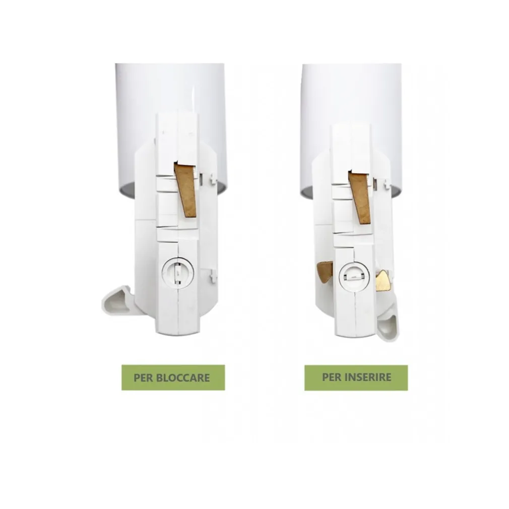 PORTA FARETTO LAMPADINA ATTACCO GU10 PER BINARIO TRIFASE ORIENTABILE FARO PROIETTORE GD18A