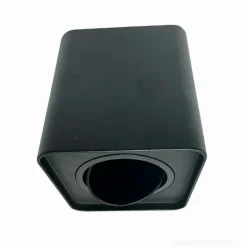 PORTA FARETTO ORIENTABILE DA SOFFITTO NERO PER FARETTO GU10 / GU5.3 P34-GU10-N1