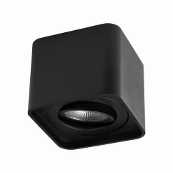PORTA FARETTO ORIENTABILE DA SOFFITTO NERO PER FARETTO GU10 / GU5.3 P34-GU10-N1