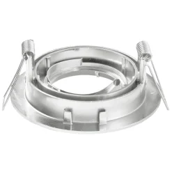 PORTA FARETTO PORTAFARETTO SUPPORTO ORIENTABILE INCASSO GU10 MR16 SATINATO