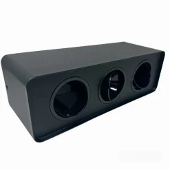 PORTA FARETTO TRIPLO ORIENTABILE DA SOFFITTO NERO PER FARETTO GU10 GU5.3 P34-N3