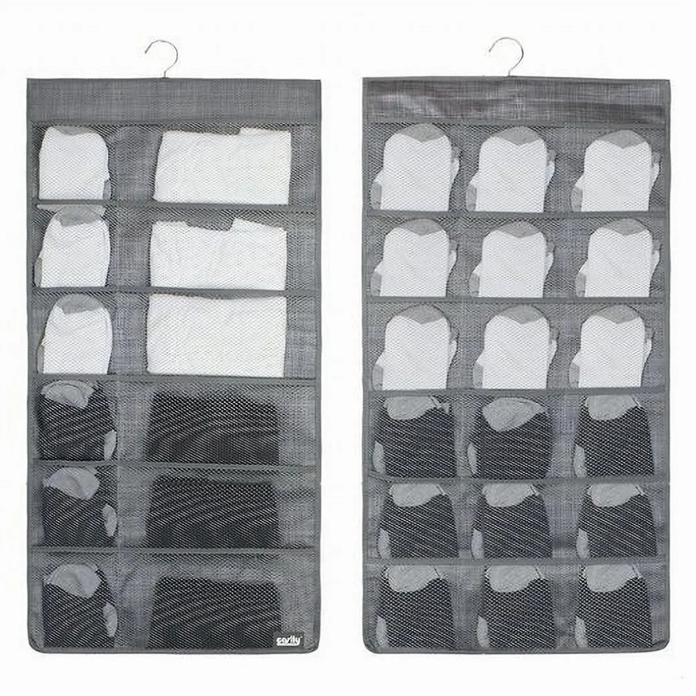 PORTA OGGETTI ORGANIZER A SOSPENSIONE CON 12-18 TASCHE TESSUTO 40 X 78 CM 69730