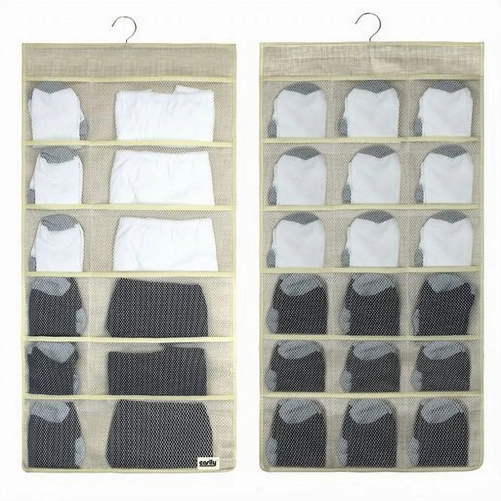 PORTA OGGETTI ORGANIZER A SOSPENSIONE CON 12-18 TASCHE TESSUTO 40 X 78 CM 69730