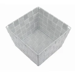 PORTA OGGETTI ORGANIZER BAGNO CAMERA CUCINA IN TESSUTO MULTIUSO 20X20X13CM 79012