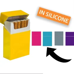 PORTA PACCHETTO PORTASIGARETTE DI SIGARETTE PER COPRIRE LE IMMAGINI IN SILICONE
