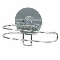 PORTA ROTOLO CARTA IGIENICA MONTAGGIO A PARETE CON BIADESIVO ARREDO BAGNO 79837