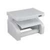 PORTA ROTOLO CARTA IGIENICA PORTAROTOLO A VENTOSA BIANCO ACCESSORI BAGNO 59544