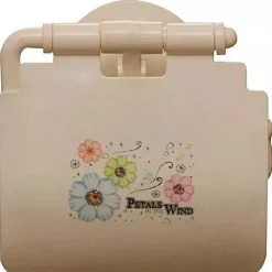 PORTA ROTOLO CARTA IGIENICA ACCESSORIO BAGNO CON ATTACCO A DOPPIA VENTOSA FIORI