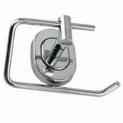 PORTA ROTOLO CARTA IGIENICA FISSAGGIO A PARETE PER BAGNO WC TOILETTE 69191