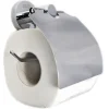 PORTA ROTOLO CARTA IGIENICA IN ACCIAIO CON FISSAGGIO A MURO PARETE VITI ARREDO