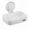 PORTA SAPONE ATTACCO A VENTOSA PARETE ACCESSORIO BAGNO IN PLASTICA MENSOLA 59545