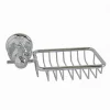 PORTA SAPONE CON MENSOLA MONTAGGIO PARETE ACCESSORIO ARREDO BAGNO CRYSTAL 52824