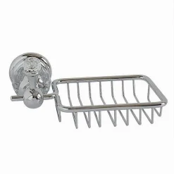 PORTA SAPONE CON MENSOLA MONTAGGIO PARETE ACCESSORIO ARREDO BAGNO CRYSTAL 52824