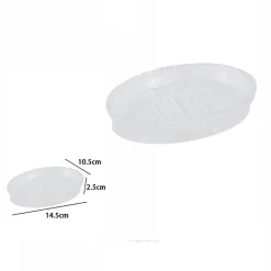 PORTA SAPONE IN VETRO OVALE DA APPOGGIO LAVABO BAGNO VASCA DOCCIA 10.5X14.5X2.5