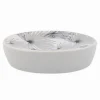 PORTA SAPONE SAPONETTA ACCESSORIO ARREDO BAGNO STAMPA TROPICALE 11 X 3 CM 87065