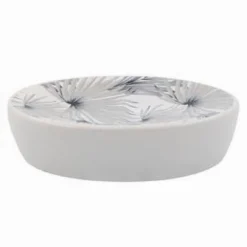 PORTA SAPONE SAPONETTA ACCESSORIO ARREDO BAGNO STAMPA TROPICALE 11 X 3 CM 87065