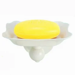 PORTA SAPONE SAPONETTA ATTACCO A VENTOSA A PARETE ACCESSORIO ARREDO BAGNO 52168A