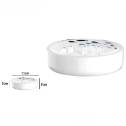 PORTA SAPONE SAPONETTA BIANCO PESCIOLINI ACCESSORIO PER BAGNO IN CERAMICA 69877