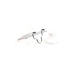 PORTA SAPONE SAPONETTA CON ATTACCO A VENTOSA A PARETE PER BAGNO IN ACCIAIO