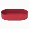 PORTA SAPONE SAPONETTA DA BAGNO IN PLASTICA ACCESSORIO ARREDO COLORE ROSSO 69939