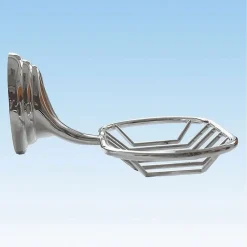 PORTA SAPONE SAPONETTA MENSOLA FISSAGGIO A PARETE ACCESSORIO BAGNO CIRCLE 52029