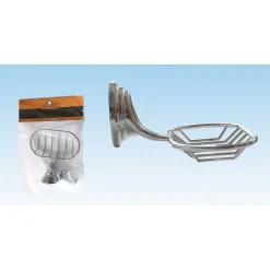 PORTA SAPONE SAPONETTA MENSOLA FISSAGGIO A PARETE ACCESSORIO BAGNO CIRCLE 52029