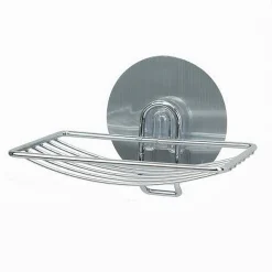 PORTA SAPONE SAPONETTA MONTAGGIO A PARETE CON BIADESIVO ACCESSORIO BAGNO 79838