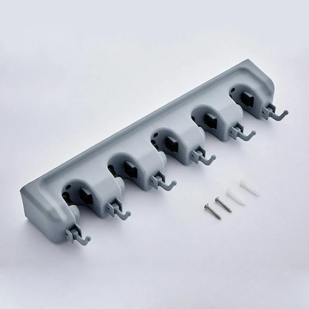 PORTA SCOPE DA MURO SALVA SPAZIO SUPPORTO 5 POSTI 6 GANCI SALVASPAZIO