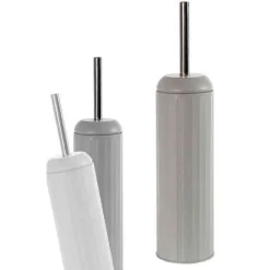 PORTA SCOPINO 9.5 X 40 CM BAGNO IN METALLO DECORO INDUSTRIAL VARI COLORI 747595