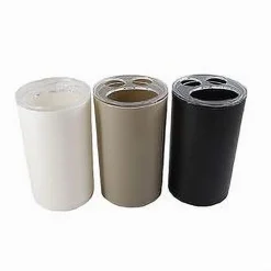 PORTA SPAZZOLINI DENTIFRICIO BICCHIERE A 3 FORI ACCESSORIO ARREDO DA BAGNO 52389