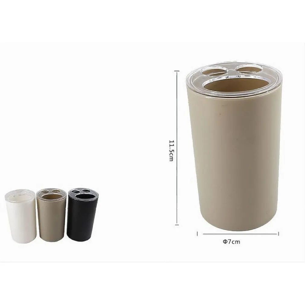 PORTA SPAZZOLINI DENTIFRICIO BICCHIERE A 3 FORI ACCESSORIO ARREDO DA BAGNO 52389