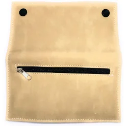 PORTA TABACCO ASTUCCIO POUCH CARTINE FILTRI IN ECOPELLE CUSTODIA BORSELLO CUCITURE