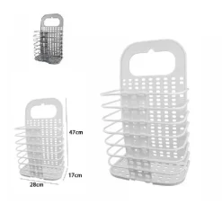 PORTABIANCHERIA CESTO PIEGHEVOLE PORTAOGGETTI BIANCHERIA CASA BAGNO 70527