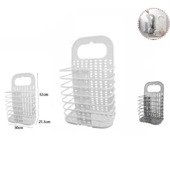 PORTABIANCHERIA CESTO PIEGHEVOLE PORTAOGGETTI CESTINO BIANCHERIA CASA BAGNO 70528