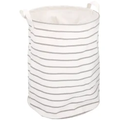 PORTABIANCHERIA SACCO CESTO LAVANDERIA TESSUTO 33X43H CM CON MANICI FANTASIE